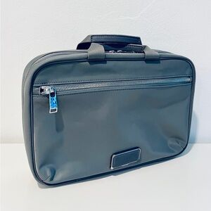 TUMI Madeline Cosmetic Toiletry Hanging Travel Bag - Fog Gray